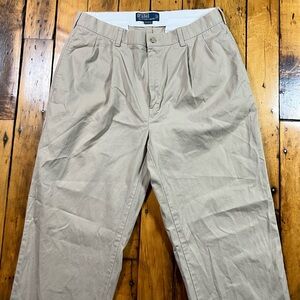 Vintage Polo Ralph Lauren Hammond Men’s 34x32 (Fits 32x32) Pants Beige Khaki